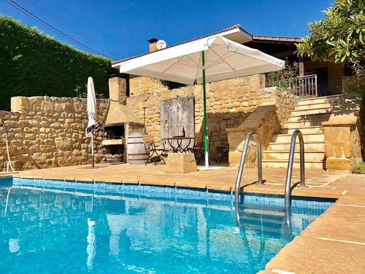 Sagastienea Villa Con Piscina Y Tenis En La Rioja Samaniego Extérieur photo
