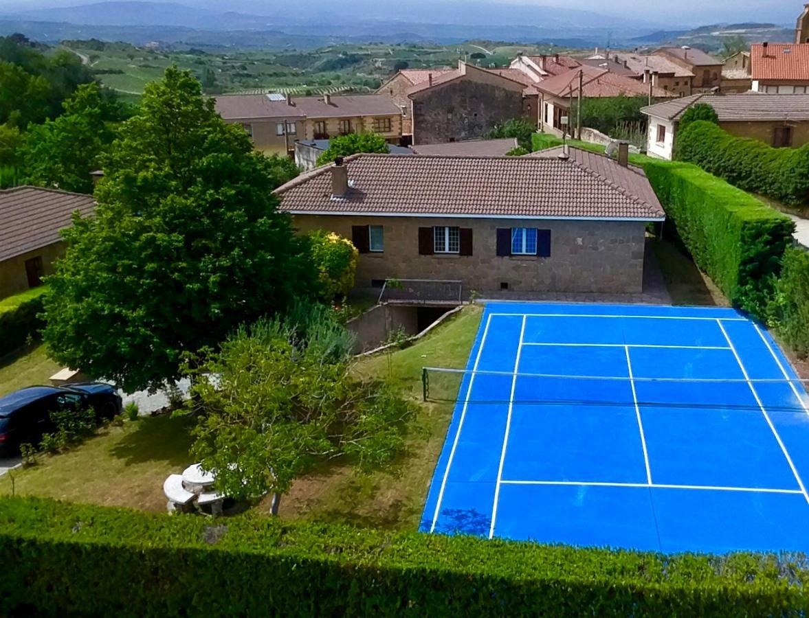 Sagastienea Villa Con Piscina Y Tenis En La Rioja Samaniego Extérieur photo